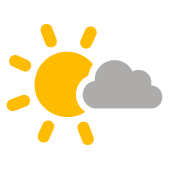 Passages nuageux accompagnés de belles éclaircies Passages nuageux accompagnés de belles éclaircies